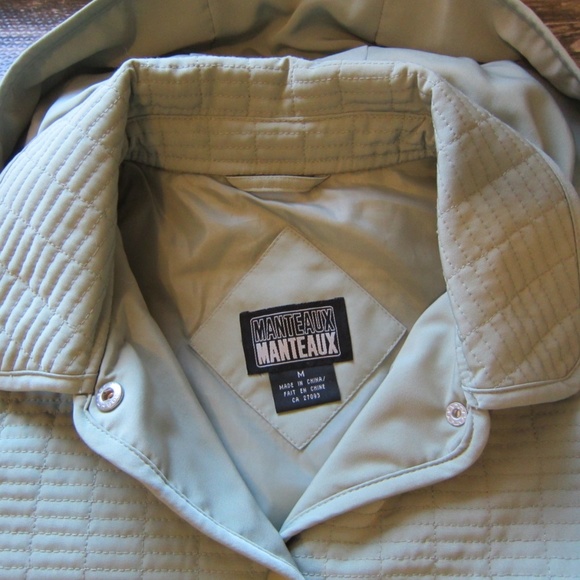 NWT Manteaux Lt Quilt Snap Front Jacket w/Hood - Picture 4 of 8